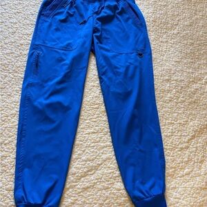 Ava Theresa Royal Blue Scrub Jogger Pants